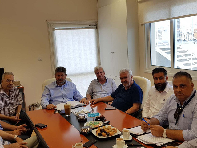 Συνάντηση με το Δήμαρχο Γερίου για τα προβλήματα στη Βιομηχανική Ζώνη Γερίου